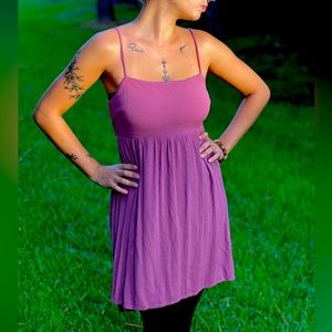 Mauve Blouse Dress